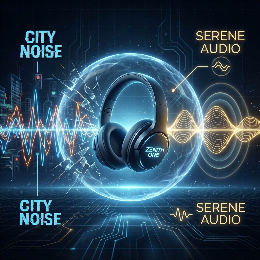 Active Noise Cancelling Visualization